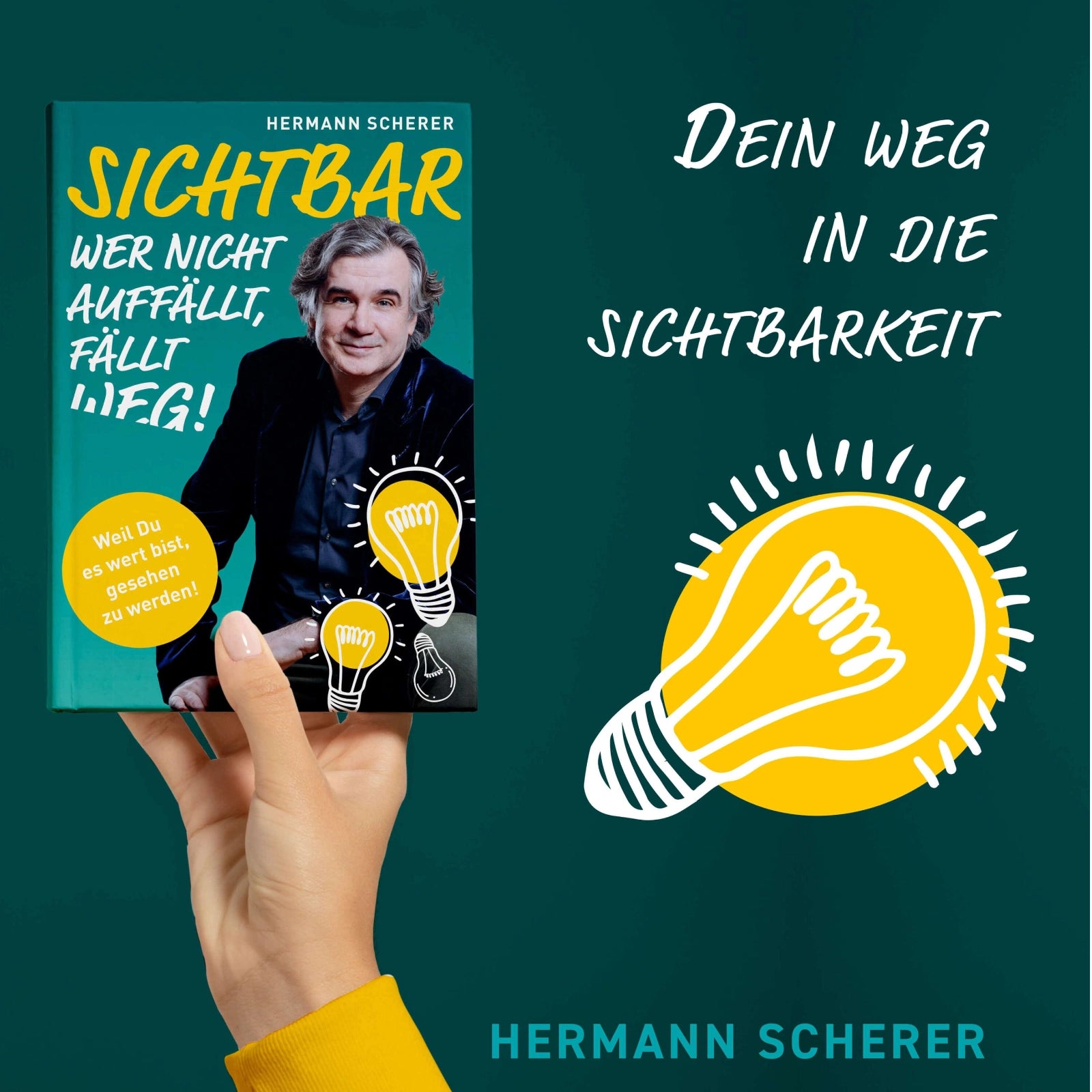 Hermann Scherer Buch Sichtbar wer nicht auffällt fällt weg